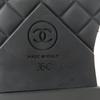 Excellent CHANEL Short Boots Black Leather Women 36 20B G36416 Used