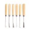 6 Pieces Wood Carving Chisels Craft Hand Tools Carving Chisels DIY Tools for Woodblock Printing