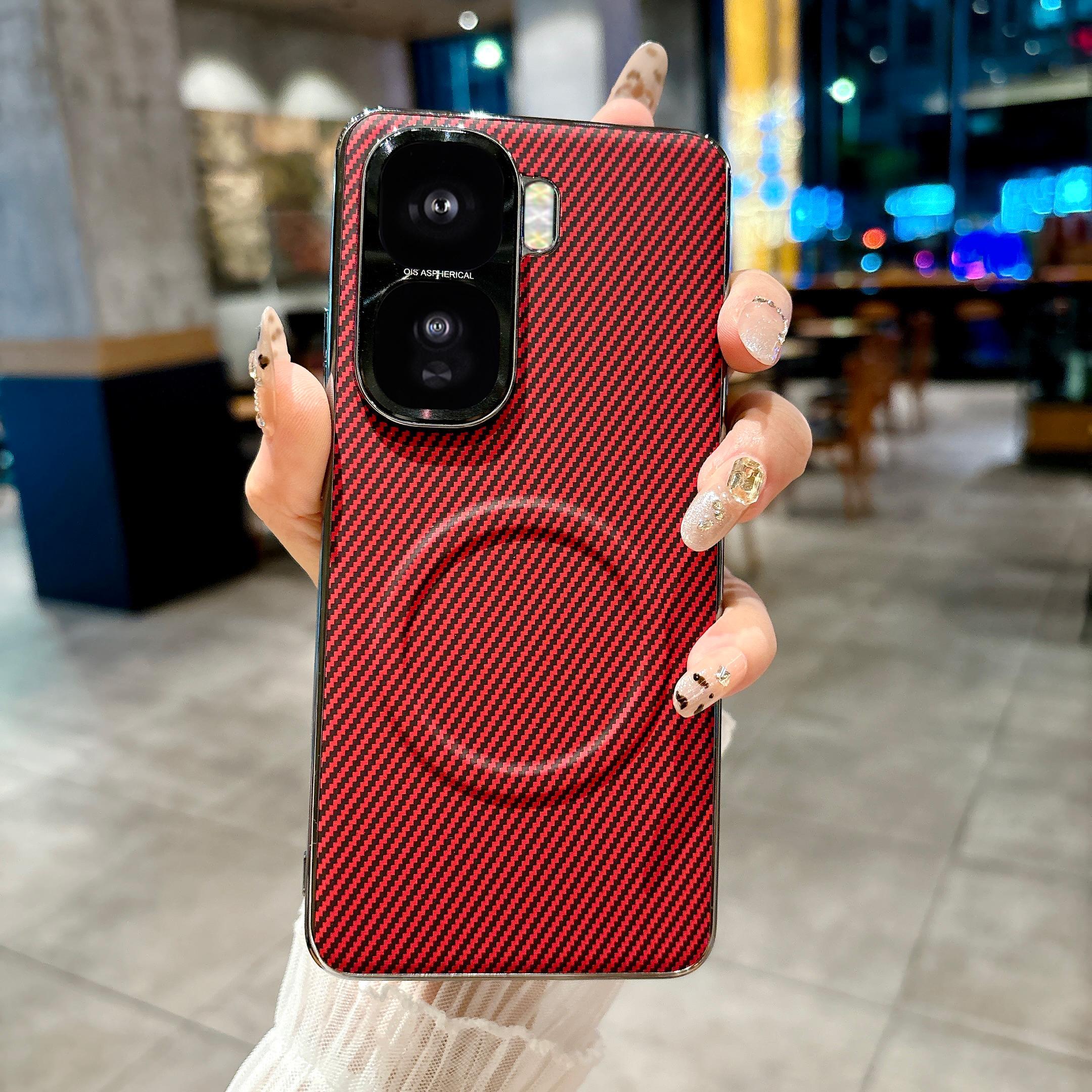 

For VIVO Neo 10 10 Pro Textured Stripe Magnetic Dropproof and Fingerprint Resistant Phone Case For IQOO Neo 10