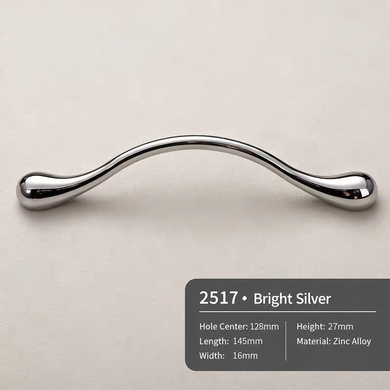 Solid Retro Cabinet Handles French Style Zinc Alloy Gold Silver for Bedroom Wardrobe Drawer Kitchen Cupboard DIY Home Makeover