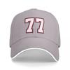 White Red Lucky Number  Sport Baseball Caps For Women Unisex Unisex FeUnisex Beach Sunscreen Hat Hip Hop Trucker Cap