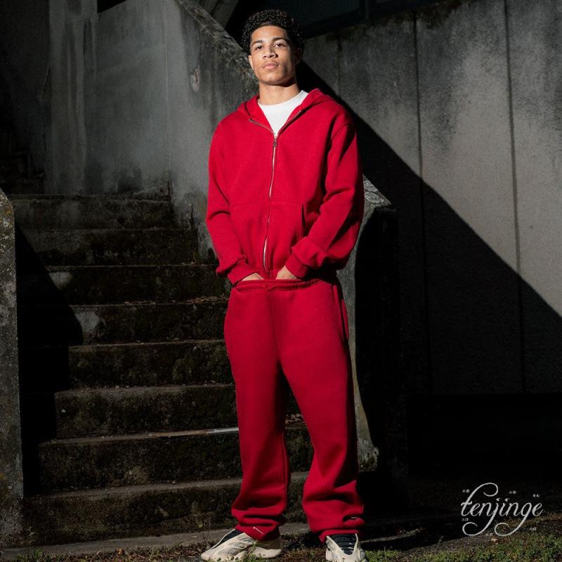 Trendy Cross-Border Zipper Hoodie Jacket with Versatile Long Pants