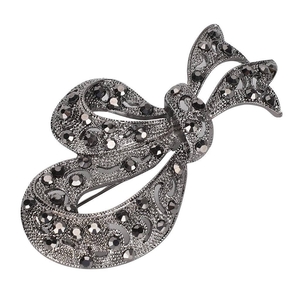 

Винтажная брошь из сплава со стразами, сплавная булавка на лацкан, аксессуар для украшения шарфа и одежды2041