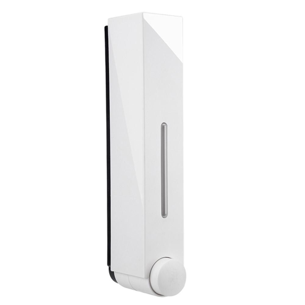 

420ML Wall Mounted Soap Dispenser for Bathroom Use with Three Compartments 123 Cup Plastic Material Easy Install