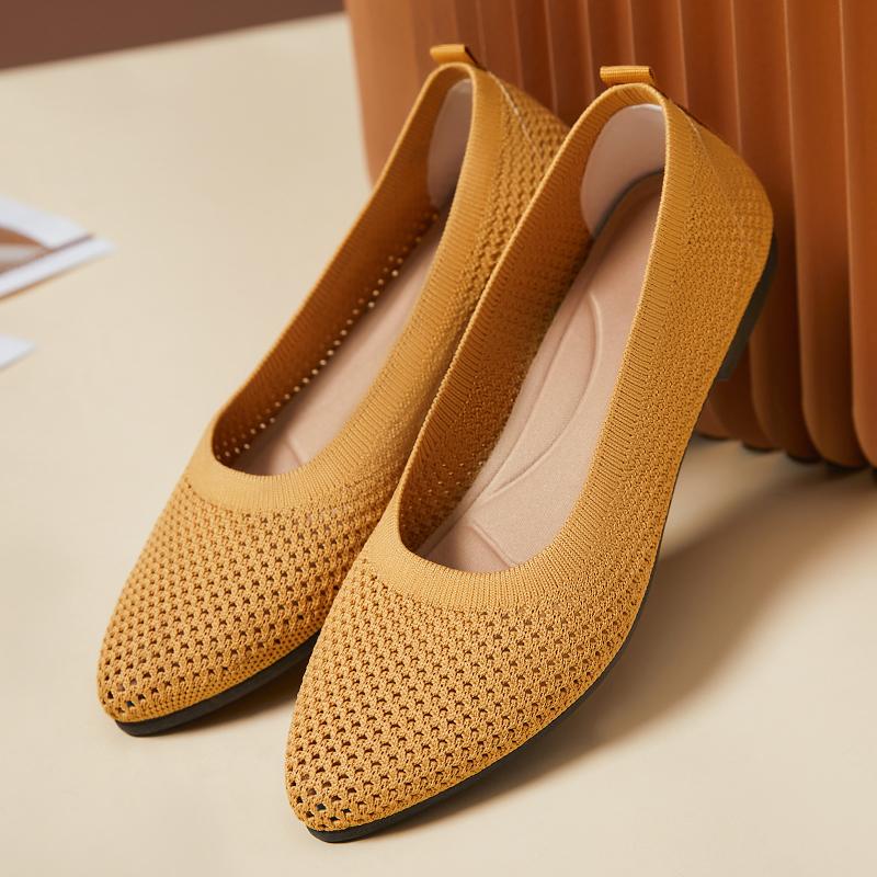 

Женская прогулочная повседневная обувь для отдыха, весна-лето, дышащие слипоны для женщин, для офиса, для прогулок, покупок для мамы