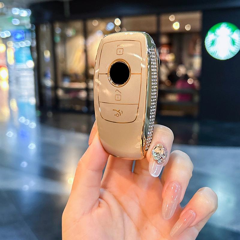 For Mercedes Benz keycase C E A B S Class GLE GLA GLB GLC GLS AMG Car key bag exquisite durable car accessories Car Key Case