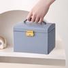 Schmuckaufbewahrung Dreischichtige Schubladen-Schmuckschatulle Multifunktionale Halsketten-Aufbewahrungsbox Neue Artikel