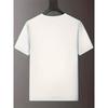 European sizes Men's Helvetica Print T-Shirt - Minimalist Casual Round Neck Short Sleeve Tee with Iconic Font