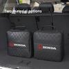 Car Leather Storage Bag High-capacity Auto Trunk Handbag For Honda Civic Accord Crosstour Spirior Odyssey Avancier UR-V Sienna