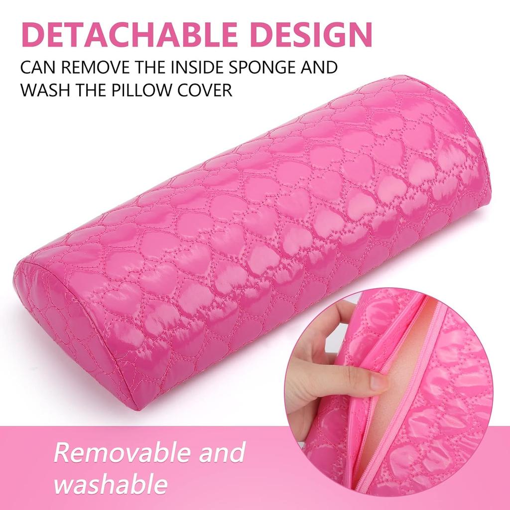 Tırnak Yastığı El Desteği Tırnaklar İçin Yıkanabilir PU Deri Tırnak Kol Dayama Çıkarılabilir Manikür El Yastığı Minderi Tırnak Sanatı Aksesuarları To