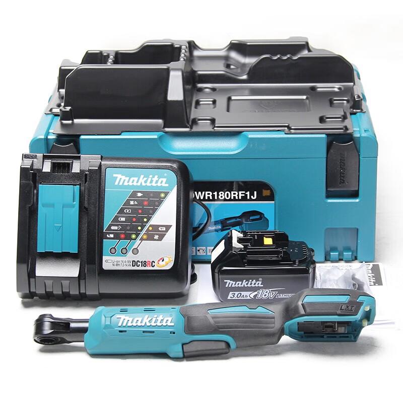 Makita 18V 3/8 & 1/4 Inch Cordless Brushless Angle Ratchet Wrench CN Plug (adapter Included)