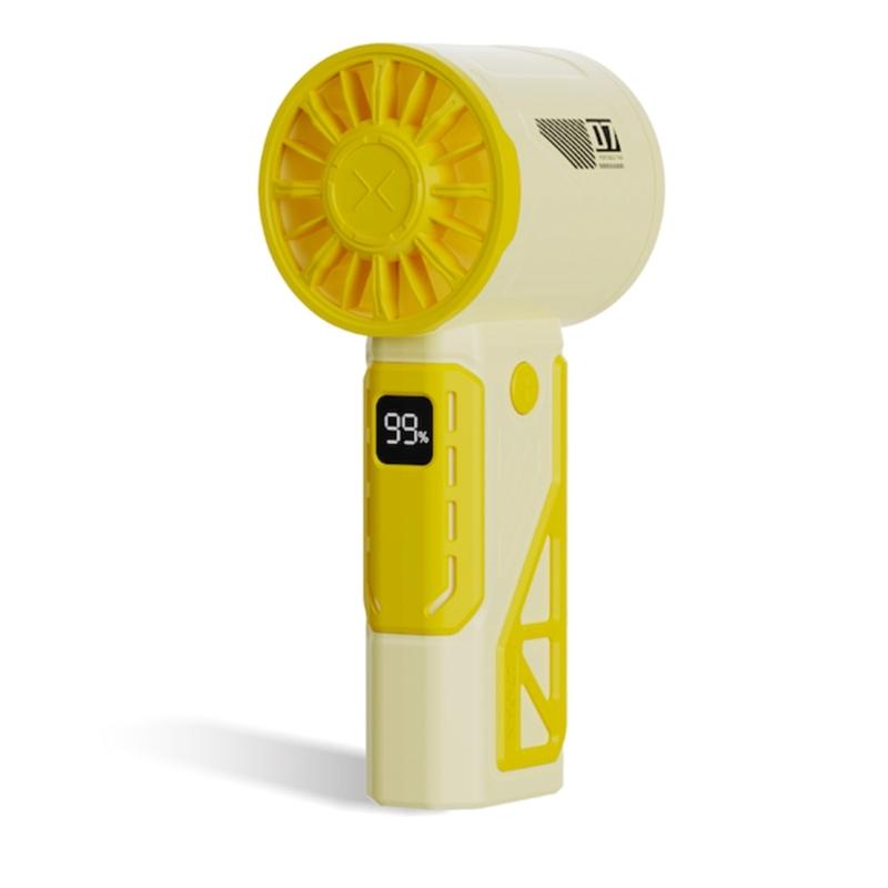 Portables Handheld Fan,Speed(1-100) Adjustable Small Fan,4000mAh Battery Rechargeable Personals Fan,Digital Display