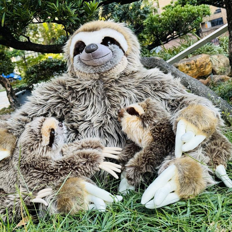 Simulated Sloth PP Cotton Children's Cute Doll Plush Doll Birthday Gift for People