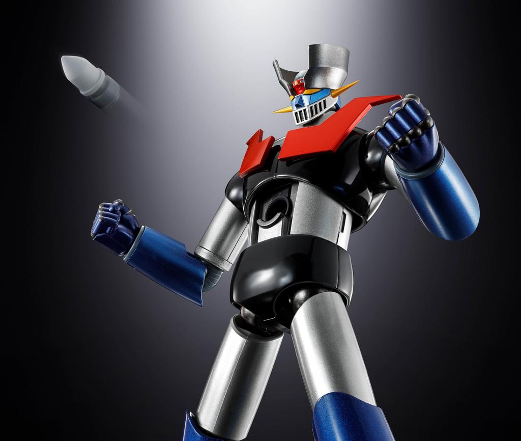 TAMASHII NATIONS Soul of Chogokin GX-117 Mazinger Z (Reinforced Type) Kakumei Shinka, Approximately 165mm Die-cast & ABS Painted Movable Figure