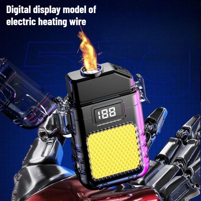 New Fashionable Household Transparent Double Arc Waterproof Convenient USB Electronic Fast Charging Illumination Plasma