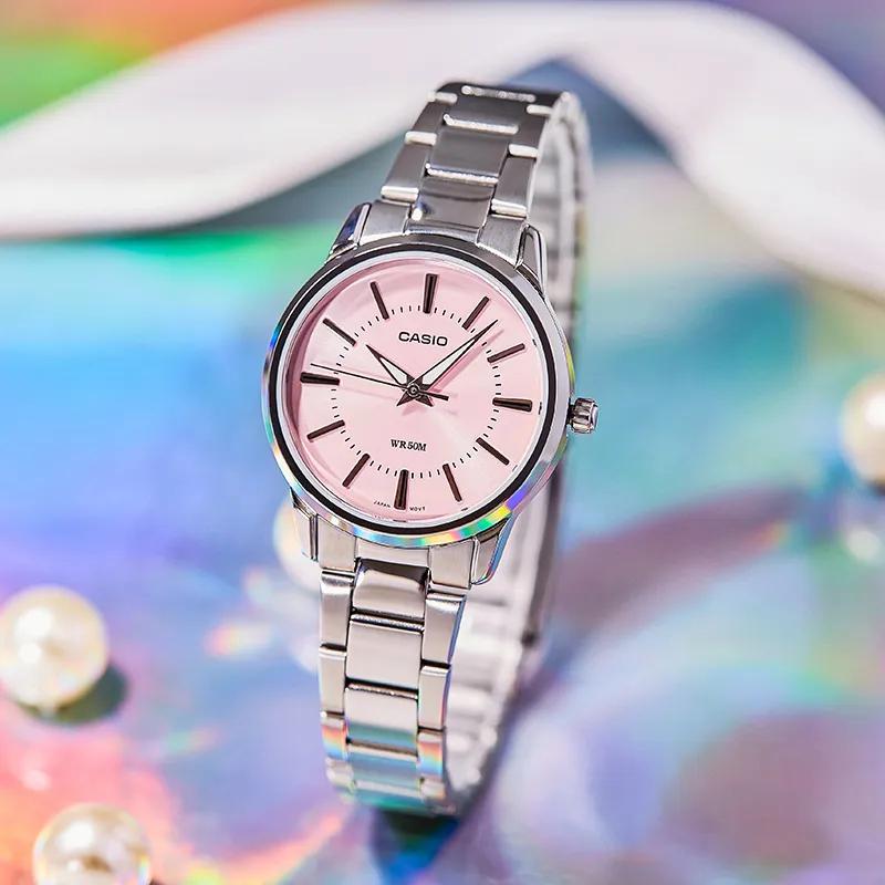 Casio Women's Pink Watch LTP-1303D-4A-