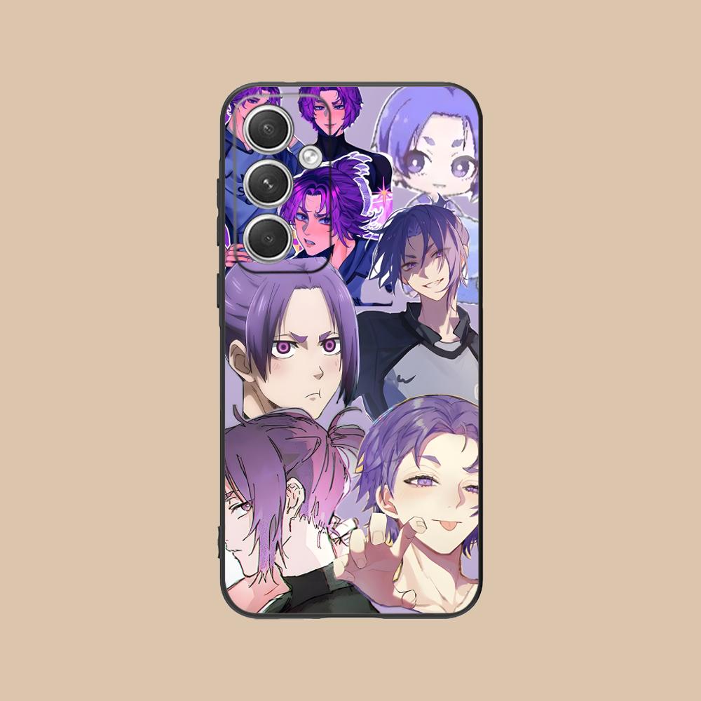 Blue Lock Reo Mikage Matte TPU Mobile Phone Case for Samsung Galaxy S26 S25 S24 S23 S22 S21 S20 Note20 Plus FE Ultra Cover