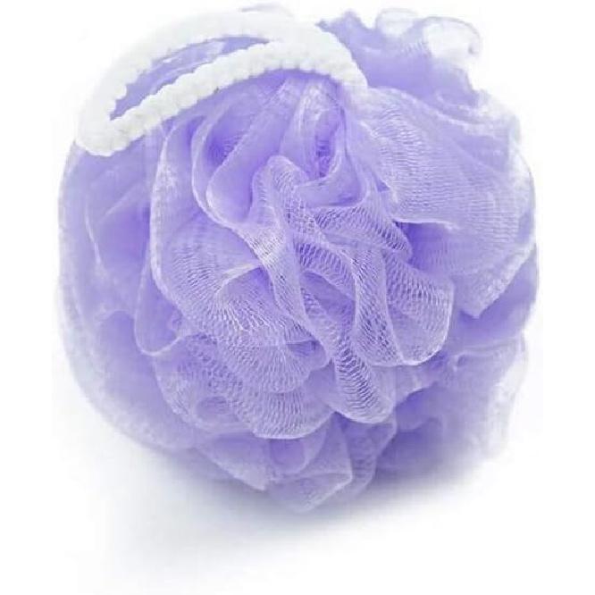 Bath Sponges, 6 Colors Mesh Net Flower Sponges Colorful Big Shower Sponges Exfoliating Loofah for Men and Women