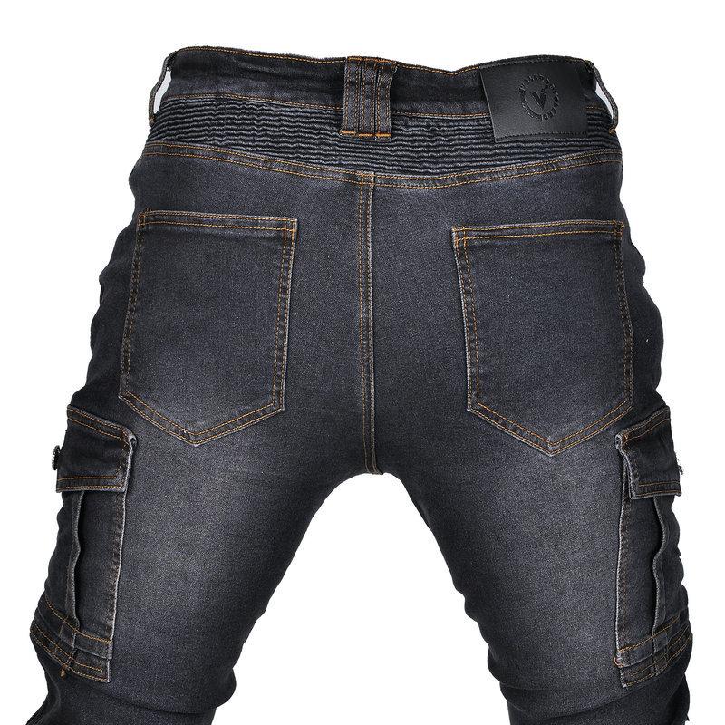 New product JES-24 motorcycle jeans men's locomotive retro casual adjustable knee pads anti-drop cycling pants
