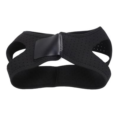 Chin Strap for Sleeping Jaw Support Anti Snoring Chin Strap Breathable Adjustable for Men Women Black Breathable