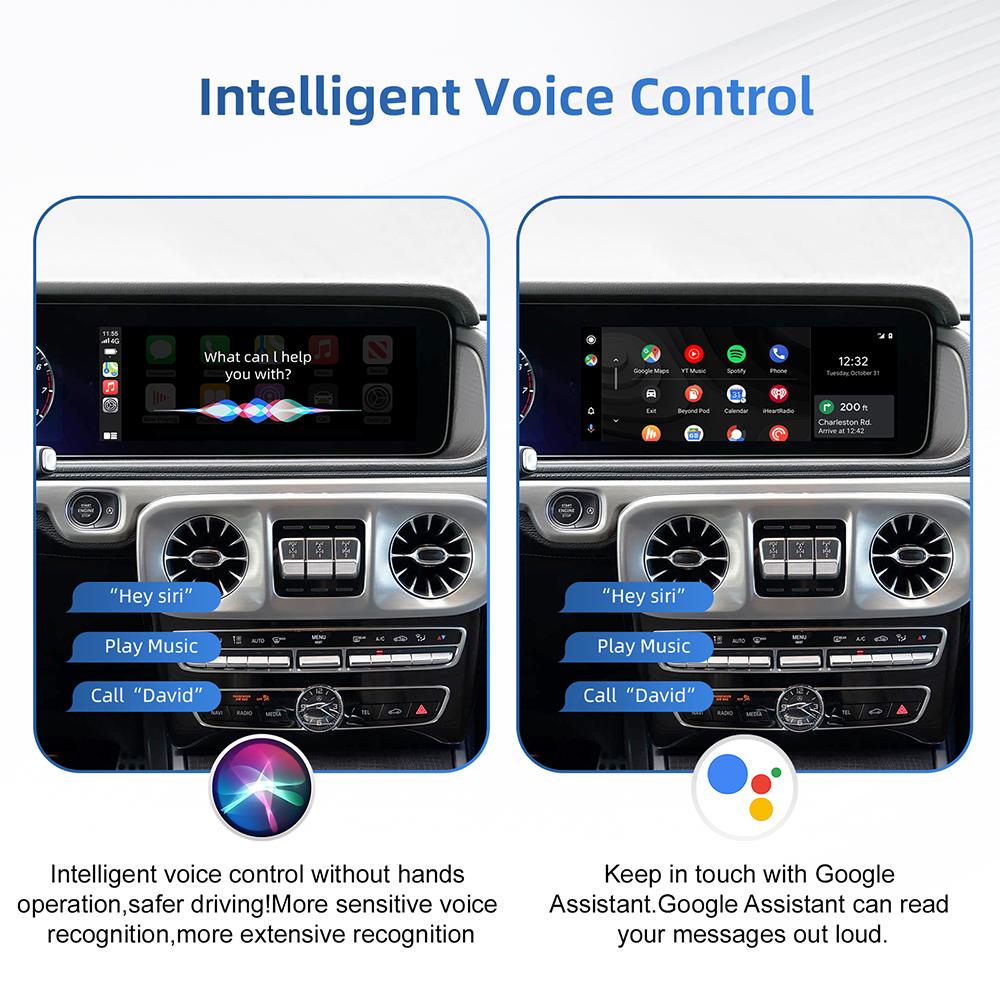 Wireless CarPlay Android Auto For Mercedes Benz A B C E CLS CLA GLA GLB Class NTG6.0 2018-2022
