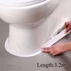 3.2m PVC Waterproof & Toilet Caulk Strip - Self-Adhesive Sealing Tape for Kitchen & Bathroom, Toilet Seal|Sleek White Design