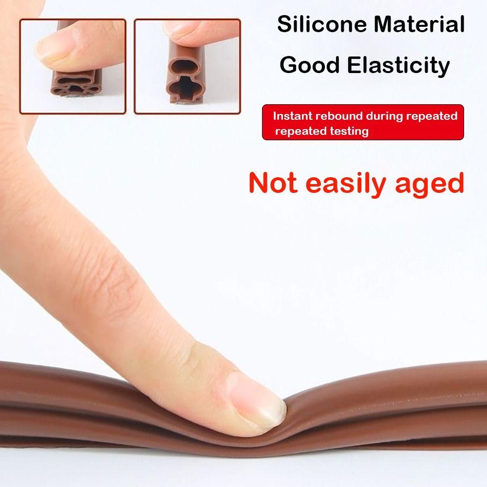 6 Meters Self-adhesive Sealing Strip I Type Weather Stripping Window Soundproofing  Window Door