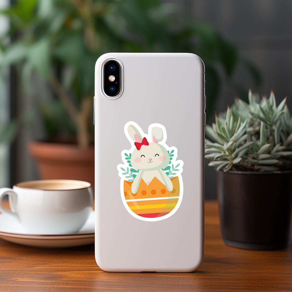 Non-Toxic 50Pcs Easter Egg Cartoon Holiday Stickers Children'S Cute Stickers Rewards Student Stickers Labels Gifts Children'S Toys