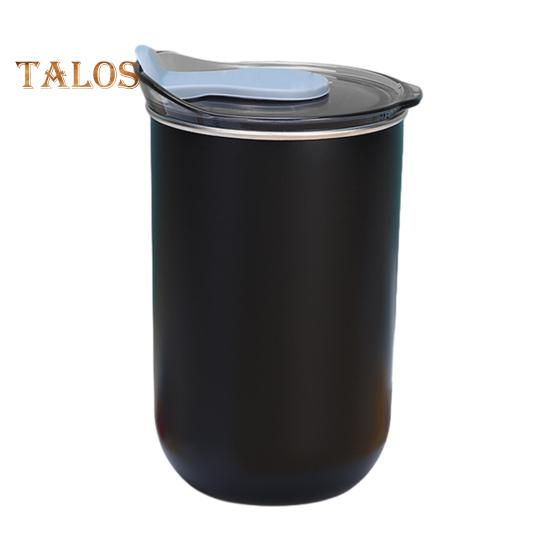 

Стакан для воды 300 мл, эргономичный стакан для молока, удобная ручка, двухслойная чашка для кофе, стакан для чистки зубов, стакан для ополаскивателя полости рта, многофункциональный стакан для смешивания 300ML чёрный