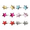 PU-Leather Hair Clip Sweet Lovely Hair Barrettes Five-Pointed Star Hairpins