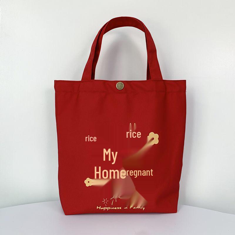 Праздничная красная свадебная сумочка с большой вместимостью и молнией