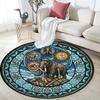 Bear Nature Harmony Round Area Rug Under Office Chairs Bedroom Living Room Home Decor