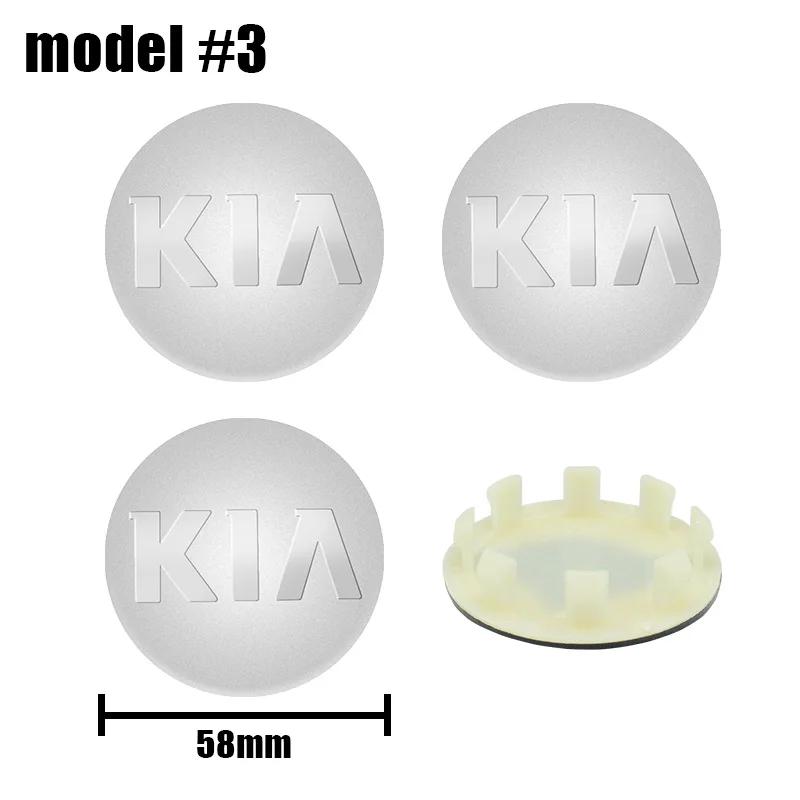 4pcs 58MM Car Wheel Hub Center Caps 54mm 56mm For Rim Cover For KIA K3 K5 Rio Sportage Ceed 3 4 K5 Picanto Optima Sorento