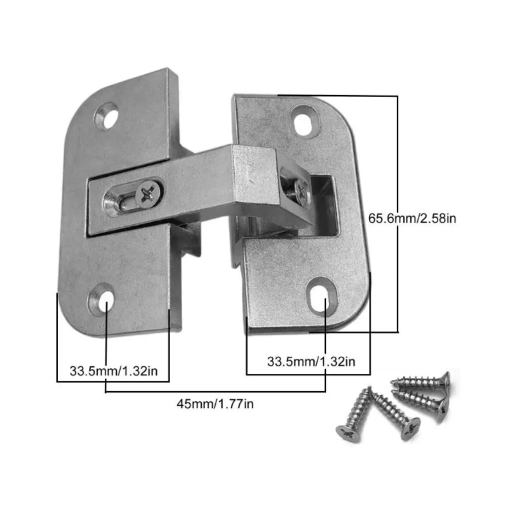Heavy Duty Cabinet Hinges Zinc Alloy Adjustable Mechanism Stainless Steel Hinges Load-Bearing Standard Size