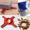 SHOOTING Corner Set of DIY Tools for Woodworking and 90 Degree Right Maximum Fixing 74mm Clamps, 4, Welding, Angle, Width