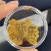Pure Gold Phone Sticker 999: 2mg Gold for Prosperity, Health & Wealth