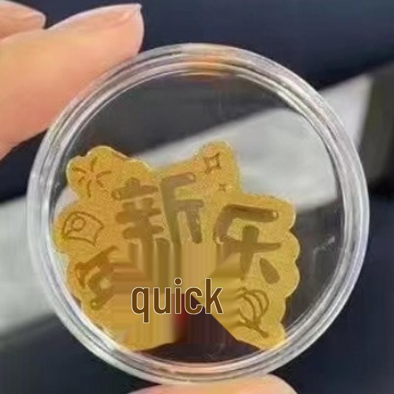 Pure Gold Phone Sticker 999: 2mg Gold for Prosperity, Health & Wealth