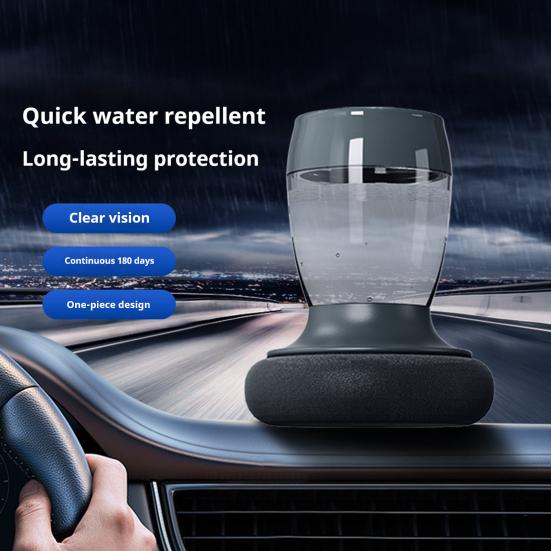 Wax Applicator Pad Car Cleaning Tool with Ergonomic Handle Easy To Use Car Waxing Sponge Automatic Liquid Dispenser Cleaner