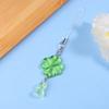 Key Chain Mobile Phone Lanyard Cellphone Strap Leaf Clover Pendant  Women Girls