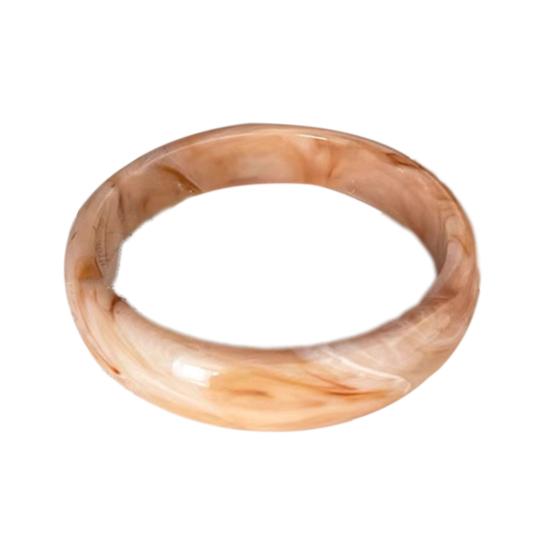 Acrylic Bracelet Retro Style Irregular Geometric Design Women Bangle Handmade Statement Bracelet Fashion Accessory