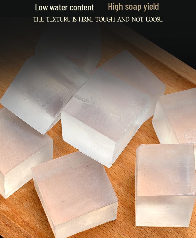 Amino Acid & Plant-Based DIY Soap Kit: Transparent White Base with Milk Fragrance