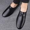 Fashion 2024 New Mens Oxfords Shoes Male Comfortable Outdoor Flats Genuine Leather Men Casual Office Shoes Handmade Men Lace-Up Footwear