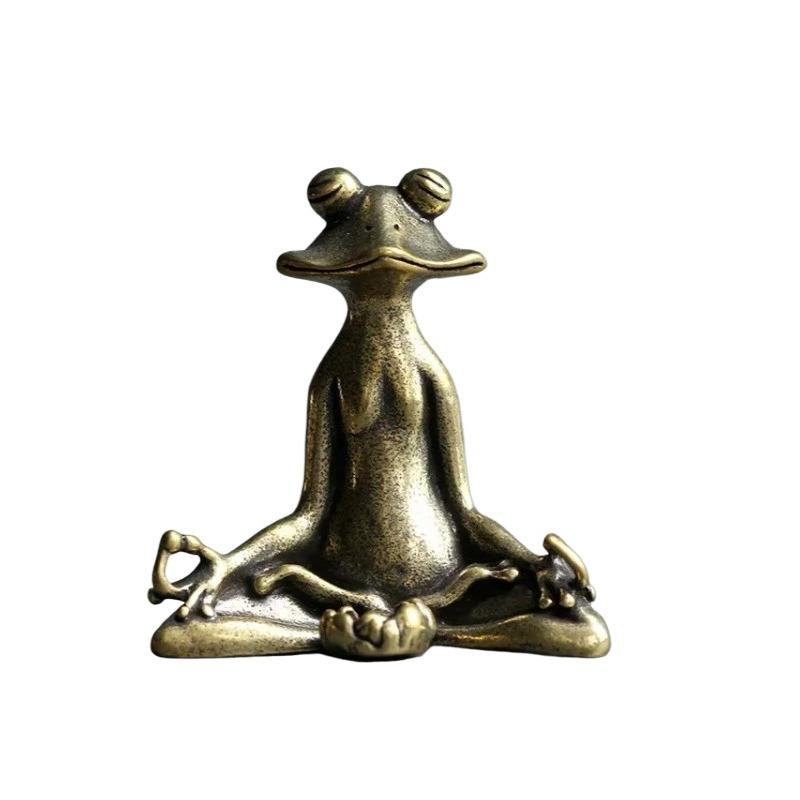 

Креативный Ретро Медный Подсвечник для Благовоний Дзен Лягушка Украшение Цельная Чистая Медь Лягушка Чайный Питомец Подсвечник для Благовоний Украшение