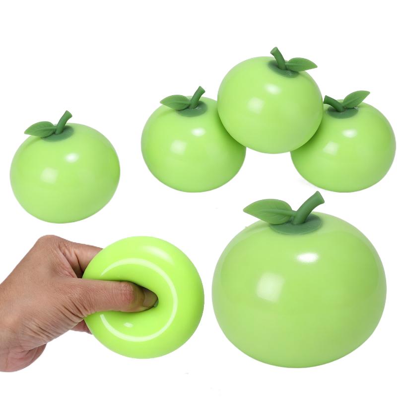 Stress Relief Fruit Shape Fidget Toy Realistic Texture Slow Rising Portable Toy for Kids Party Small Gifts
