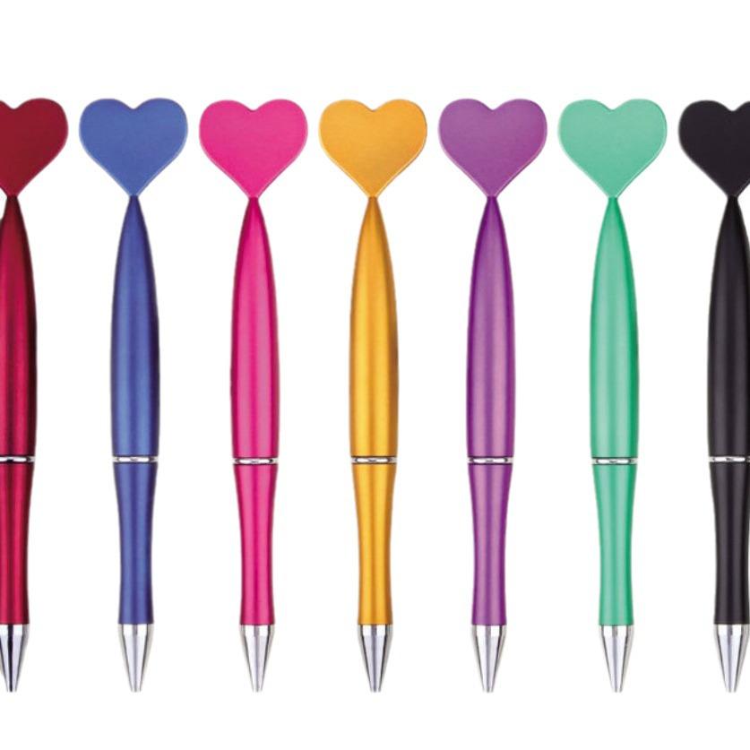 Five-Star Twisting Heart Butterfly Christmas Ballpoint Pen