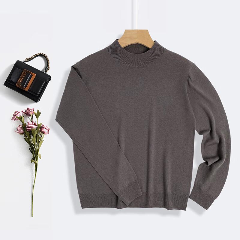 Women's 100% Pure Wool Round Neck Sweater