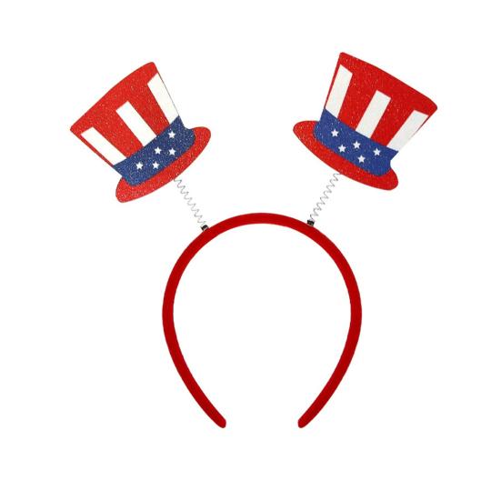 

1/15 шт., повязка на голову для вечеринки, повязка на голову с американским флагом, День памяти, День независимости, 4 июля, головной убор, аксессуар для патриотической вечеринки L