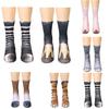 Calcetines de algodón elásticos suaves para niños adultos con pezuña de Animal de simulación 3D unisex