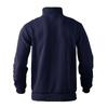 Retro Casual Stand Up Collar Zipper Pullover Loose Knit Jacquard Autumn/winter Long Sleeved Sweatshirt