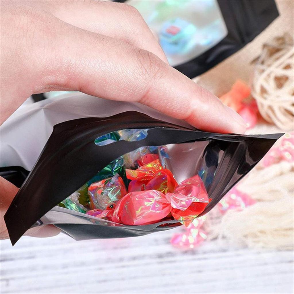 100Pcs Clear Plastic Sealable Bags for Jewelry Moisture Resistant Storage Solution Small Item Organization Pouches